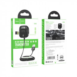Аудіоадаптер універсальний HOCO Unity car BT FM transmitter E65 |BT5.0, FM, AUX, TF, Support 2 Phones|