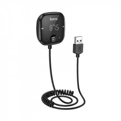 Аудіоадаптер універсальний HOCO Unity car BT FM transmitter E65 |BT5.0, FM, AUX, TF, Support 2 Phones|