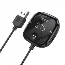 Аудіоадаптер універсальний HOCO Unity car BT FM transmitter E65 |BT5.0, FM, AUX, TF, Support 2 Phones|