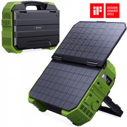 Портативна електростанція Browey Solar Panel 22w PN-600 EU Version |AC/DC, 2USB/Type-C, 600W, PD/QC|