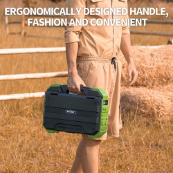 Портативна електростанція Browey Solar Panel 22w PN-600 EU Version |AC/DC, 2USB/Type-C, 600W, PD/QC|