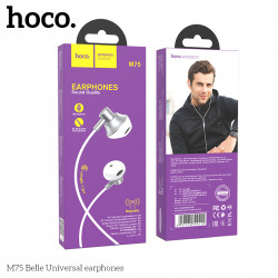 Навушники HOCO Belle Universal M75 |1,2m, Mic|