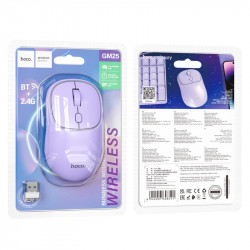 Миша Hoco Royal dual-mode business wireless mouse GM25 |BT5.2/2.4G, 800/1200/1600 DPI|