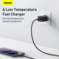 Адаптер мережевий Baseus Super si Quick Charger 1C |1Type-C, QC/PD, 25W|