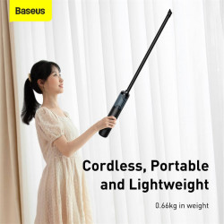 Універсальний пилосос BASEUS Home Use Vacuum Cleaner Dark Space H5 |16Kpa, 110W, 30Min, 4*2500mAh| (VCSS000101)