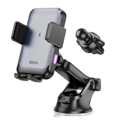 Тримач HOCO Climber smart wireless charging Car holder HW9 |15W|