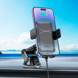 Тримач HOCO Climber smart wireless charging Car holder HW9 |15W|