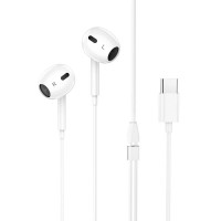 Навушники Hoco Type-C crystal earphones with Mic M1 Max