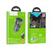 Адаптер автомобільний Hoco Type-C cable Transparent Discovery Edition dual port Z47 |2USB, QC, 3A|