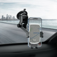 Тримач HOCO Polaris push-type telescopic suction cup Car holder CA95