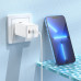 Адаптер мережевий Hoco Type-c to Lightning Cable Astral N23 |2Type-C, 45W/3A, PD/QC|