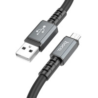 Кабель Hoco Micro USB Strength charging data cable X85 |1m, 2.4A|