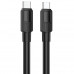 Кабель Hoco Type-C to Type-C Solid charging data cable X84 |1m, 60W, 3A|