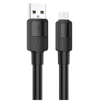 Кабель Hoco Micro USB Solid charging data cable X84 |1M, 2.4A|