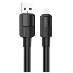Кабель Hoco Micro USB Solid charging data cable X84 |1M, 2.4A|