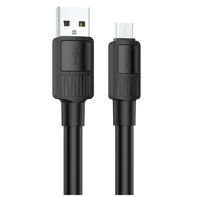 Кабель Hoco Micro USB Solid charging data cable X84 |1M, 2.4A|