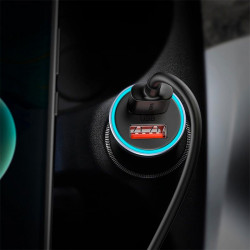 Адаптер автомобільний Baseus Golden Contactor Max Dual Fast Charger Car Charger |2USB, QC/PD, 60W/3A|