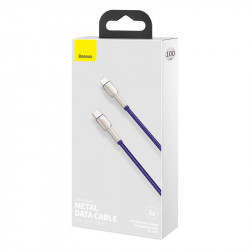 Кабель BASEUS Type-C to Lightning Cafule Series Metal Data Cable |1M, 20W, PD| (CATLJK-A05)