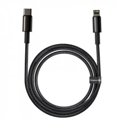 Кабель BASEUS Type-C to Lightning Tungsten Gold Fast Charging |2m, 20W, PD| (CATLWJ-A01)