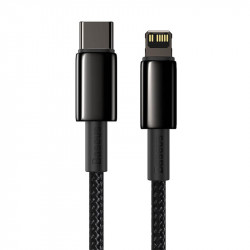 Кабель BASEUS Type-C to Lightning Tungsten Gold Fast Charging |2m, 20W, PD| (CATLWJ-A01)