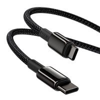 Кабель BASEUS Type-C to Type-C Tungsten Gold Fast Charging |1m, 100W, 5A| (CATWJ-01)