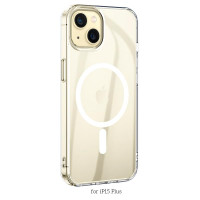 Чохол для iPhone15 Plus Hoco Magnetic series airbag anti-fall protective shell