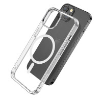 Чохол для iPhone15 Plus Hoco Magnetic series airbag anti-fall protective shell