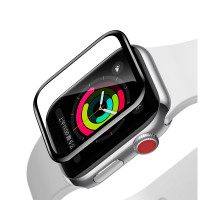 Захисне скло BASEUS 0.2 mm для Apple Watch 38mm serise 1-2-3 Full-screen curved tempered glass soft screen (SGAPWA4-E01)