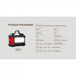 Портативна електростанція REMAX Tank Series 150W Power Station RPP-325 36000mAh |3USB/Type-C/DC/AC|