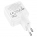 Адаптер мережевий Hoco Lucky dual-port charger C111A |1USB/1Type-C, 30W/3A, PD/QC|