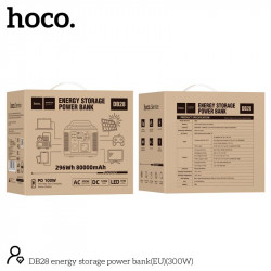 Портативна електростанція Hoco Energy storage power bank DB28 80000mAh |300W, 3USB/Type-C/AC, PD/QC|