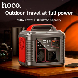 Портативна електростанція Hoco Energy storage power bank DB28 80000mAh |300W, 3USB/Type-C/AC, PD/QC|