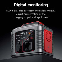 Портативна електростанція Hoco Energy storage power bank DB28 80000mAh |300W, 3USB/Type-C/AC, PD/QC|