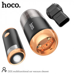 Автомобільний пилосос Hoco multifunctional car Vacuum cleaner DI31 |6kPa, 150ml, Power bank|