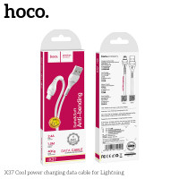 Кабель Hoco Lightning Cool Power X37 |1m, 2.4A|