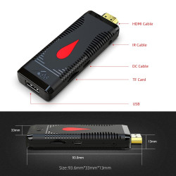 Android TV приставка Allwinner TV Stick X96 S400 |H313, 1GB RAM, 8GB ROM|