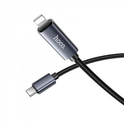 Кабель Hoco Type-C to Lightning Favor PD charging data cable with display X112 |27W|