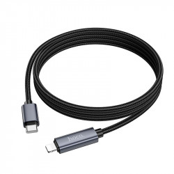 Кабель Hoco Type-C to Lightning Favor PD charging data cable with display X112 |27W|