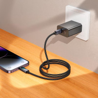 Кабель Hoco Type-C to Lightning Favor PD charging data cable with display X112 |27W|