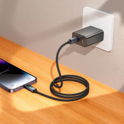 Кабель Hoco Type-C to Lightning Favor PD charging data cable with display X112 |27W|