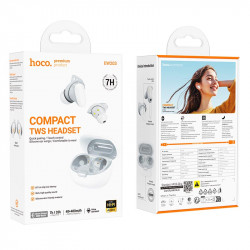 Навушники HOCO Jinny true wireless BT headset EW203 |BT5.4, 40/400mAh, 7h|