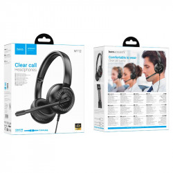 Навушники HOCO Pure headphones W112 |Omnidirectional microphone|