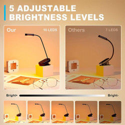 Лампа Glocusent Mini clip-on Book light |1600/3000/5000K, 80h|