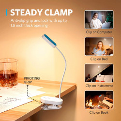 Лампа Glocusent Mini clip-on Book light |1600/3000/5000K, 80h|