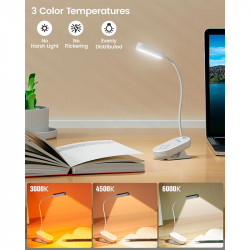 Лампа Glocusent Mini clip-on Book light |1600/3000/5000K, 80h|