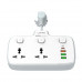 Подовжувач мережевий Ldnio SC2413 |3USB/1Type-C, 3Sockets. QC/PD, 20W/10A, EU Plug|