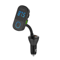 Адаптер автомобільний Ldnio with Bluetooth FM C705Q |2USB/1Type-C/AUX, PD/QC4.0, 43W/5A|