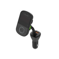 Адаптер автомобільний Ldnio with Bluetooth FM C705Q |2USB/1Type-C/AUX, PD/QC4.0, 43W/5A|