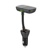 Адаптер автомобільний Ldnio with Bluetooth FM C705Q |2USB/1Type-C/AUX, PD/QC4.0, 43W/5A|