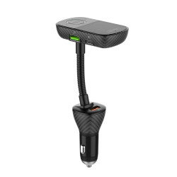 Адаптер автомобільний Ldnio with Bluetooth FM C705Q |2USB/1Type-C/AUX, PD/QC4.0, 43W/5A|